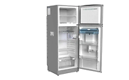 HELADERA BAMBI MOD 2F-1600 PD C/ DISPENSER PLATA